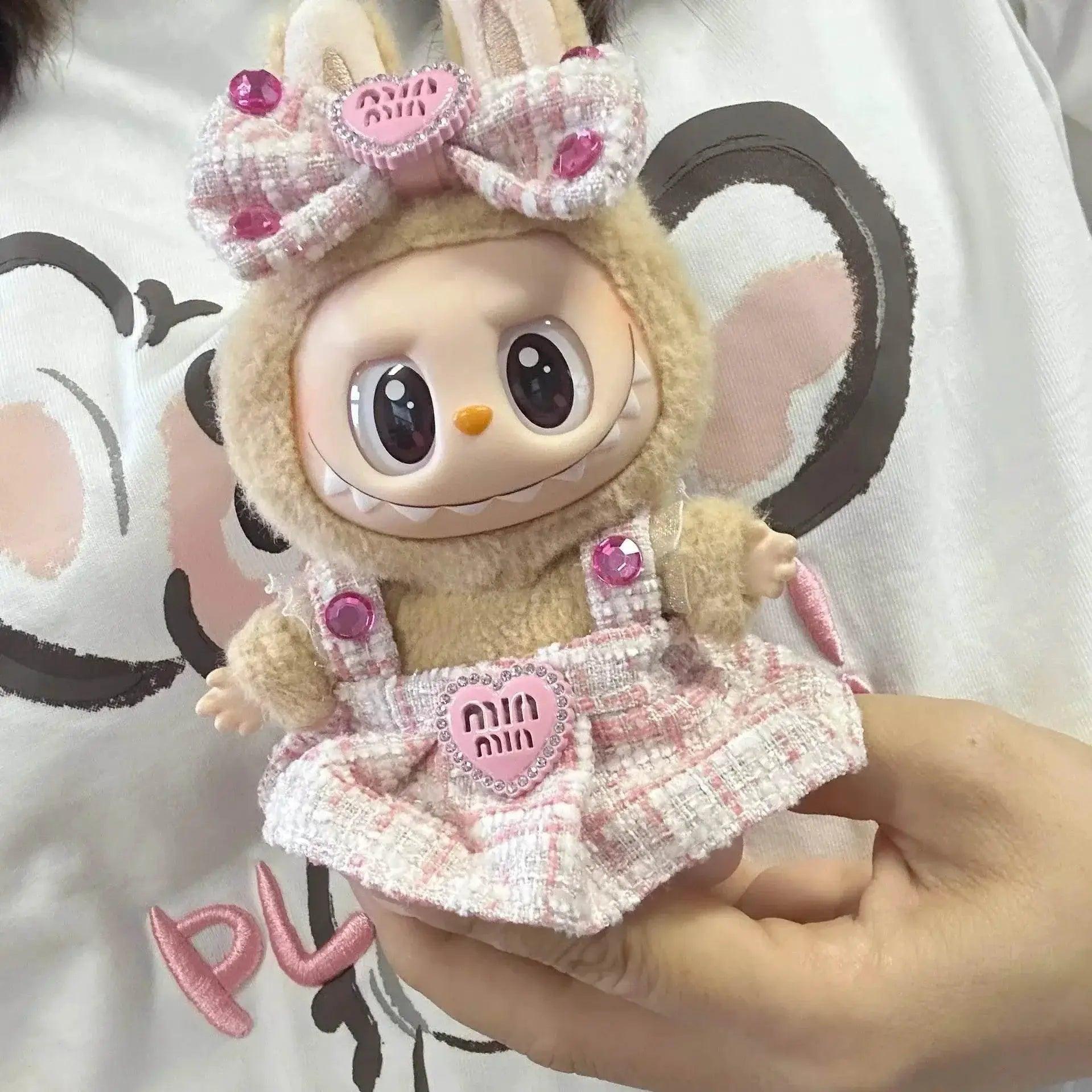  Cute Labubu Doll Outfit Classic Dress Set for Mini Dolls -  ToylandEU™