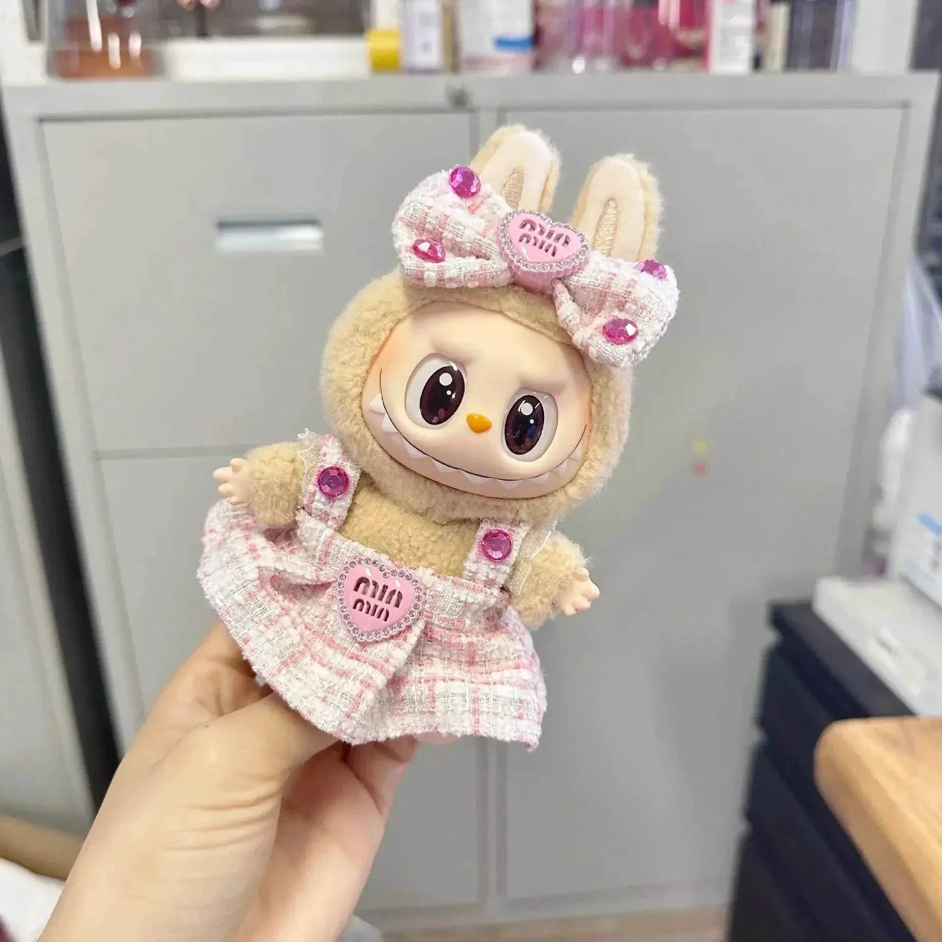  Cute Labubu Doll Outfit Classic Dress Set for Mini Dolls -  ToylandEU™
