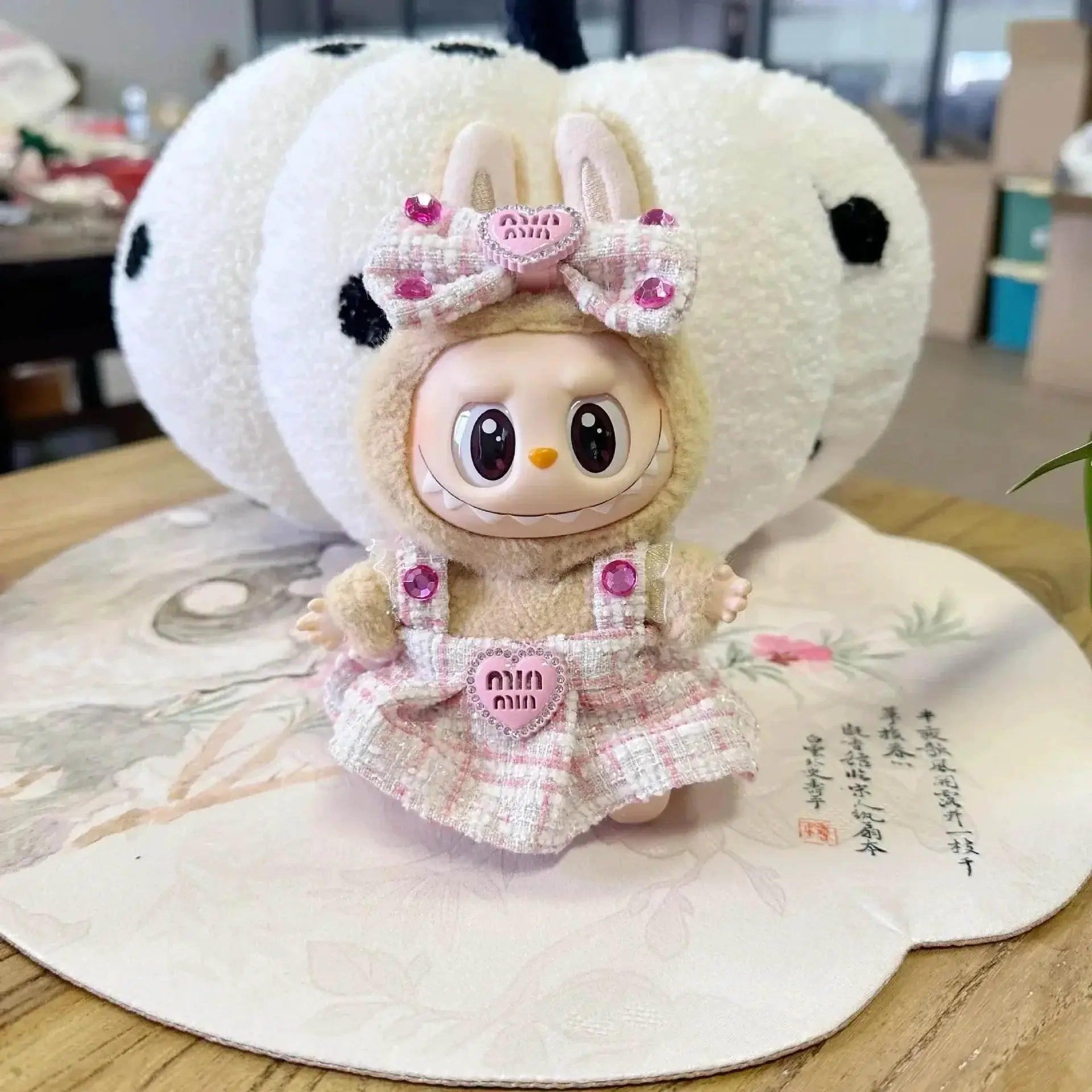 Cute Labubu Doll Outfit Classic Dress Set for Mini Dolls -  ToylandEU™