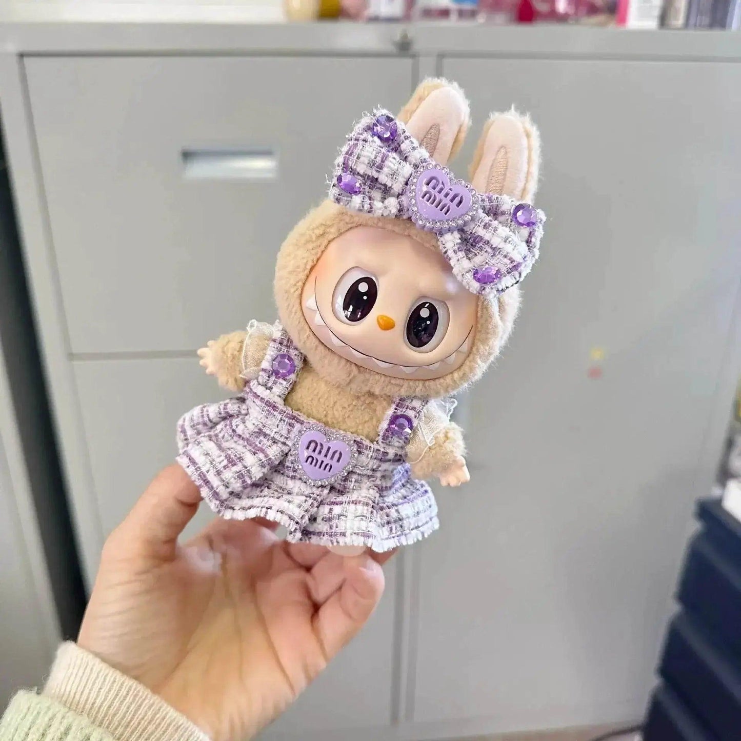 Cute Labubu Doll Outfit Classic Dress Set for Mini Dolls -  ToylandEU™