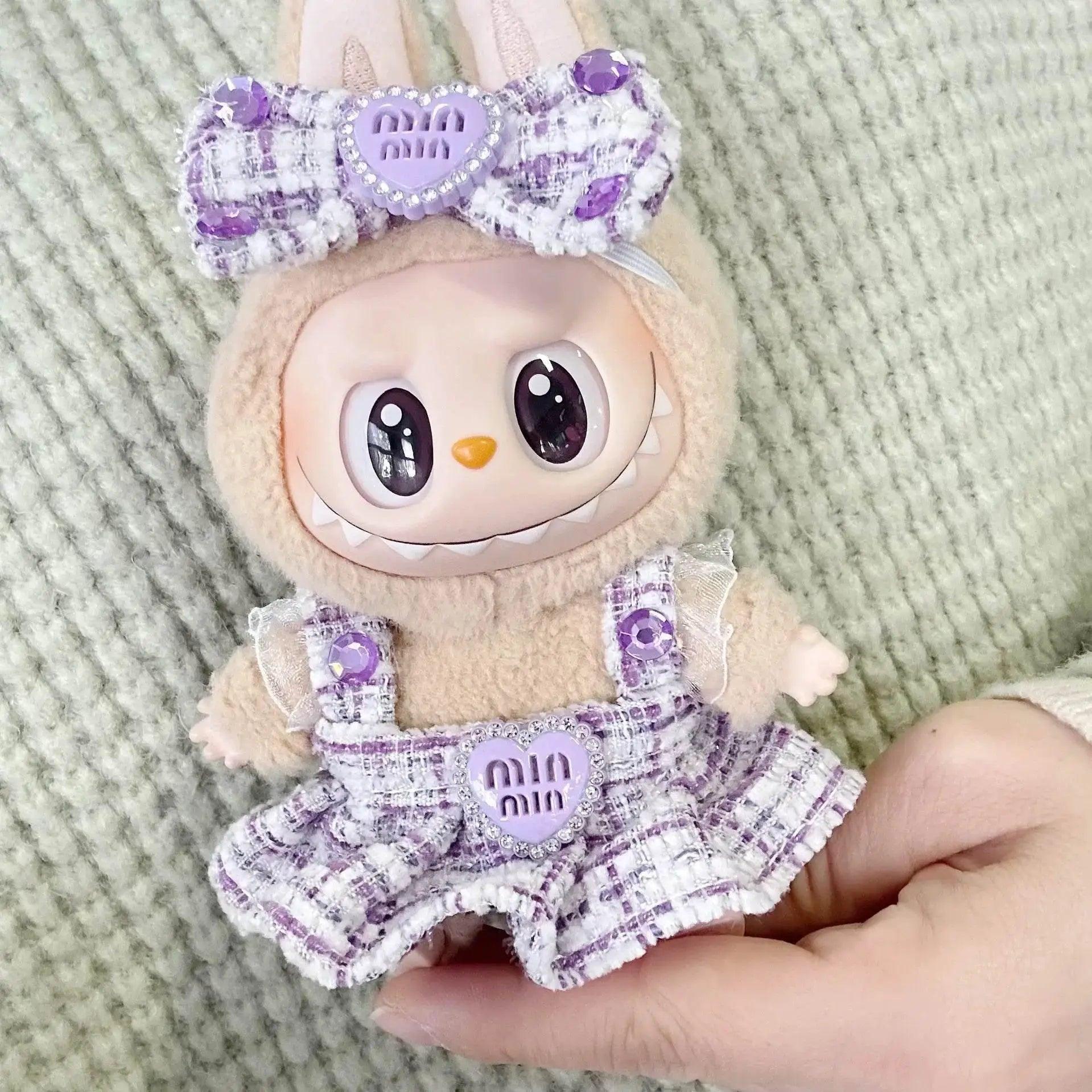  Cute Labubu Doll Outfit Classic Dress Set for Mini Dolls -  ToylandEU™