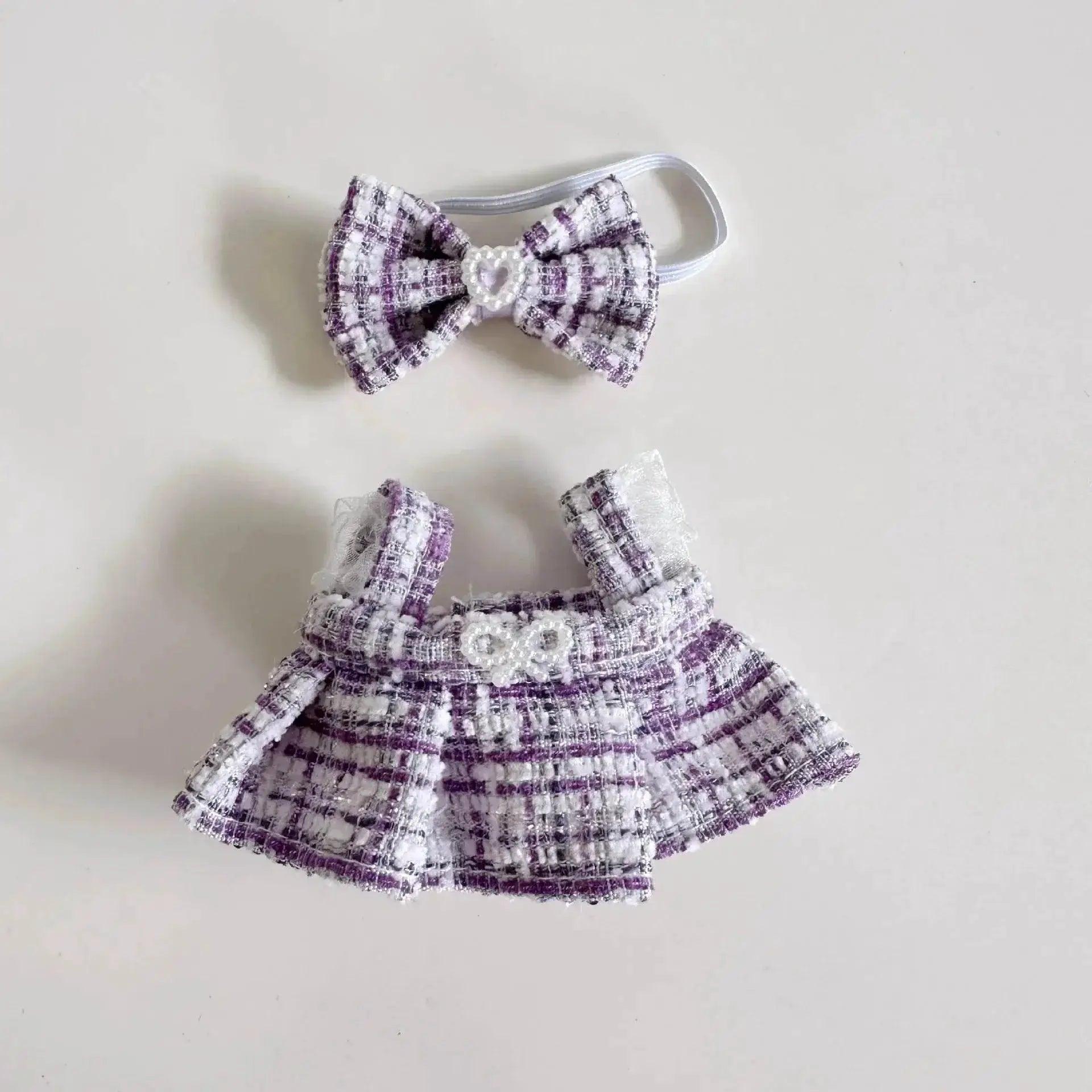  Cute Labubu Doll Outfit Classic Dress Set for Mini Dolls -  ToylandEU™