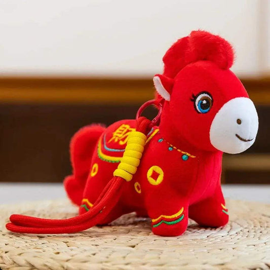  Cute Little Horse Plush Ornament New Year Lucky Charm -  ToylandEU™