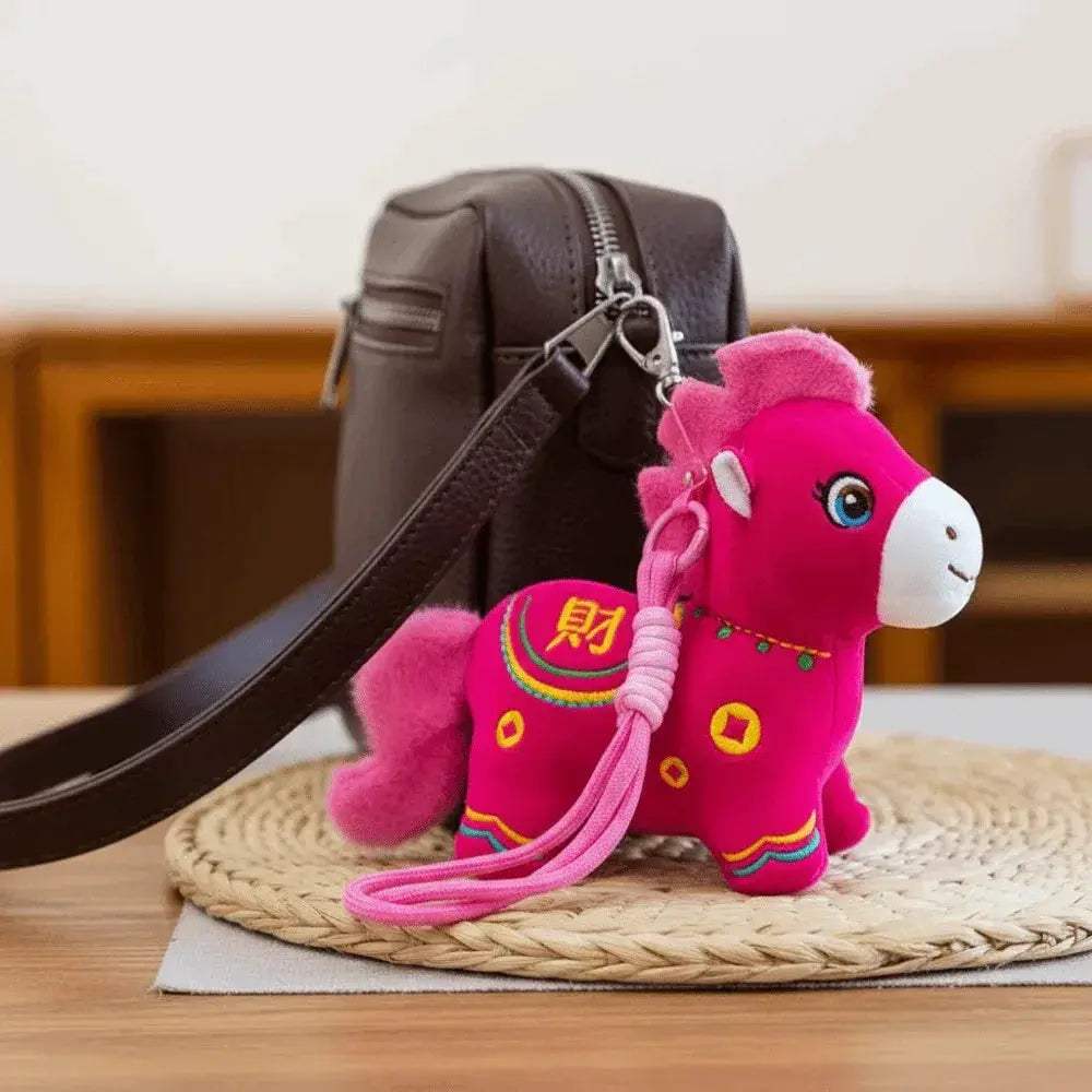 Cute Little Horse Plush Ornament For New Year Lucky Charm - ToylandEU