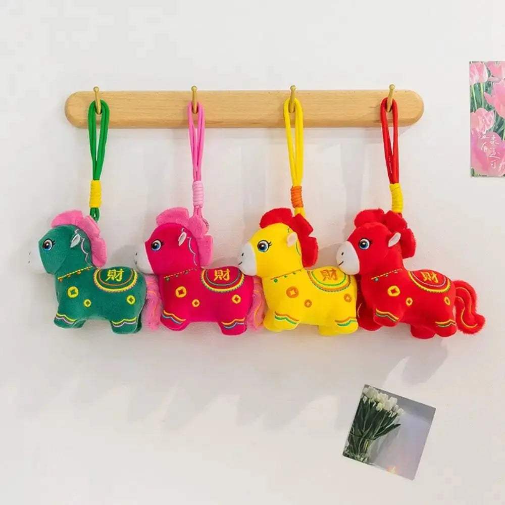 Cute Little Horse Plush Ornament For New Year Lucky Charm - ToylandEU