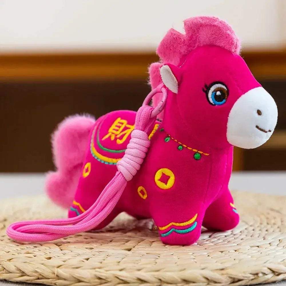 Cute Little Horse Plush Ornament For New Year Lucky Charm - ToylandEU