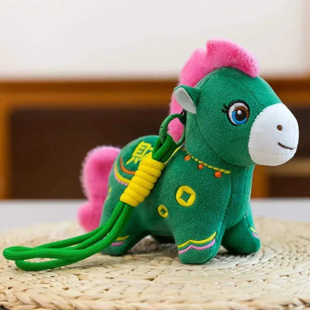 Cute Little Horse Plush Ornament For New Year Lucky Charm - ToylandEU