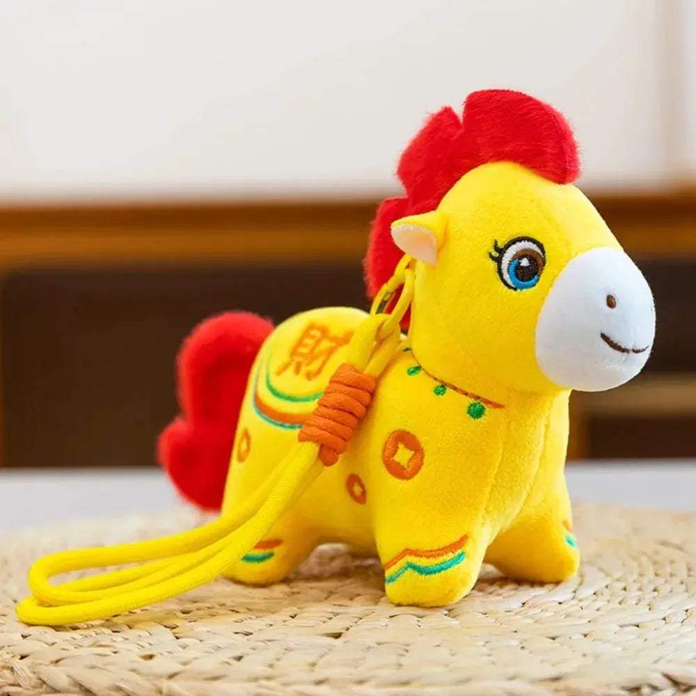 Cute Little Horse Plush Ornament For New Year Lucky Charm - ToylandEU