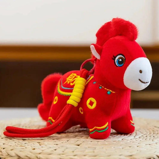  Cute Little Horse Plush Ornament New Year Lucky Charm -  ToylandEU™