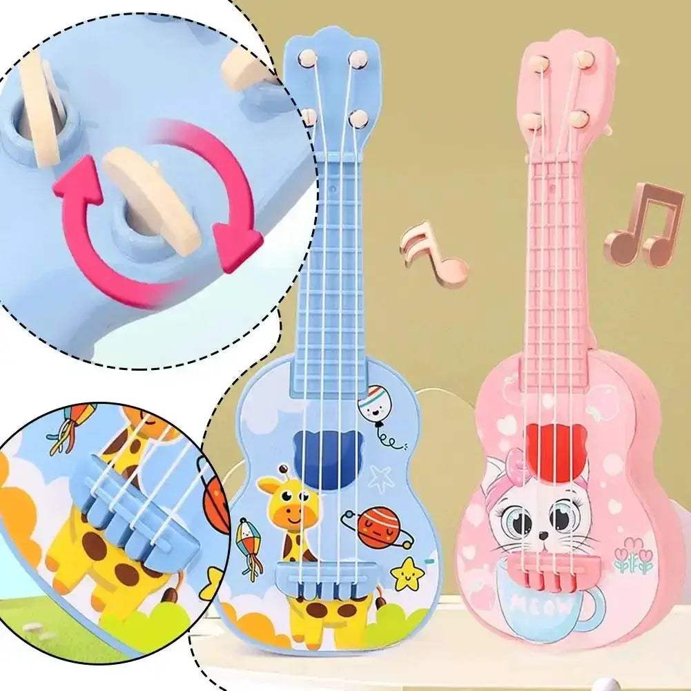 Cute Mini Ukulele Toy For Kids Beginner Friendly Colorful Design - ToylandEU