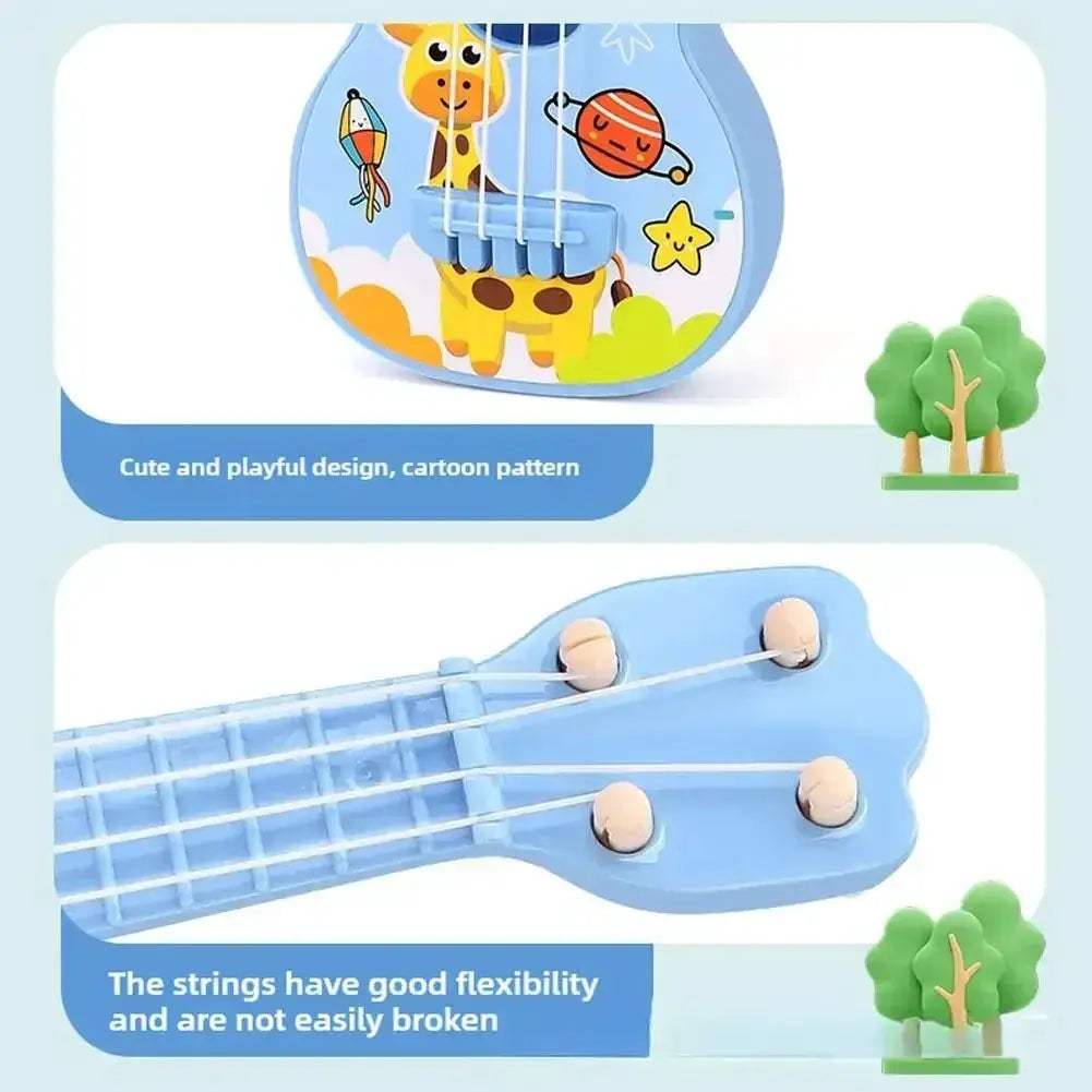 Cute Mini Ukulele Toy For Kids Beginner Friendly Colorful Design - ToylandEU