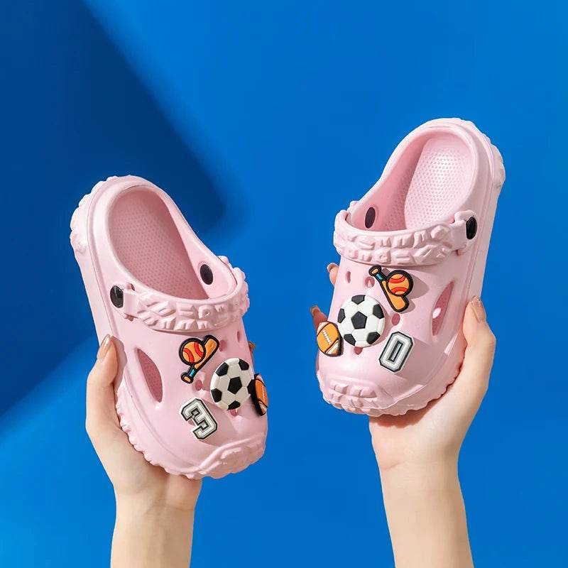 Cute Non-Slip Girls Sandals Cartoon Summer Kids Slippers - ToylandEU