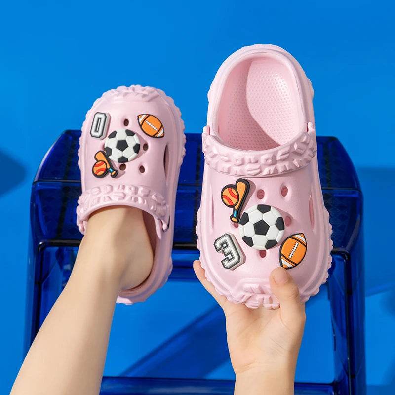 Cute Non-Slip Girls Sandals Cartoon Summer Kids Slippers - ToylandEU