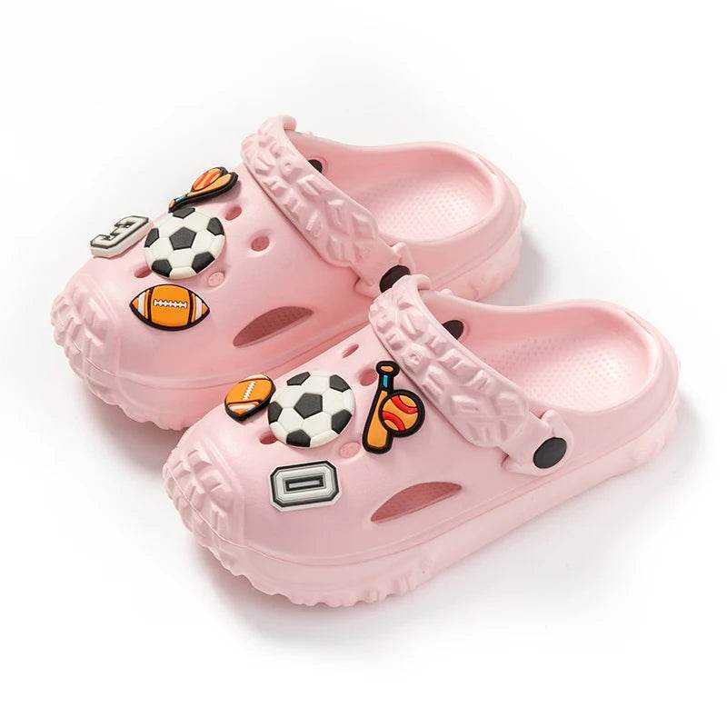 Cute Non-Slip Girls Sandals Cartoon Summer Kids Slippers - ToylandEU