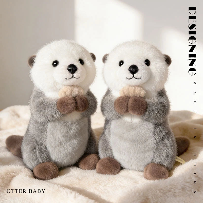 Cute Otter Plush Toy Pillow Soft Stuffed Birthday Gift - ToylandEU