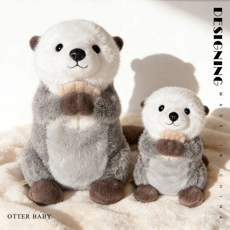 Cute Otter Plush Toy Pillow Soft Stuffed Birthday Gift - ToylandEU
