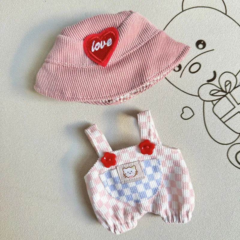 Cute Party Dress Suspender Pants for 17cm Labubu Doll - ToylandEU