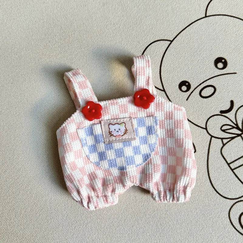 Cute Party Dress Suspender Pants for 17cm Labubu Doll - ToylandEU