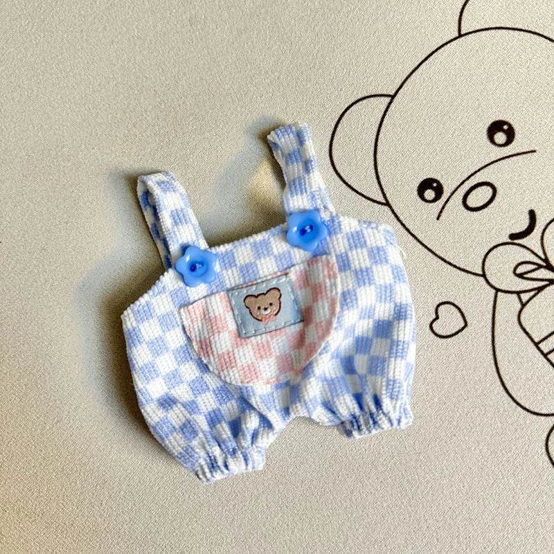 Cute Party Dress Suspender Pants for 17cm Labubu Doll - ToylandEU