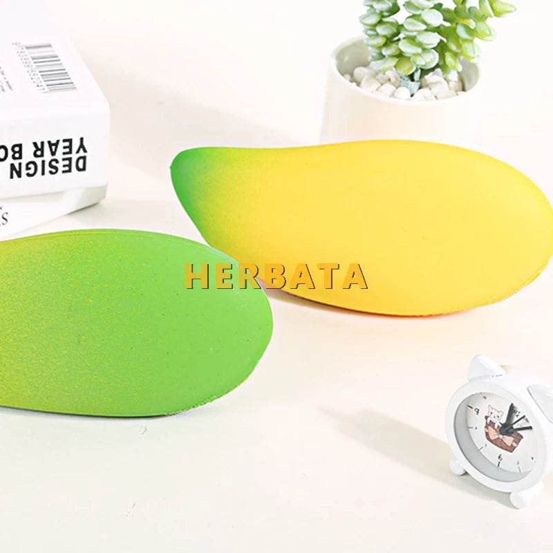 Cute Pencil Case Mango Shaped Silica Gel For Students - ToylandEU