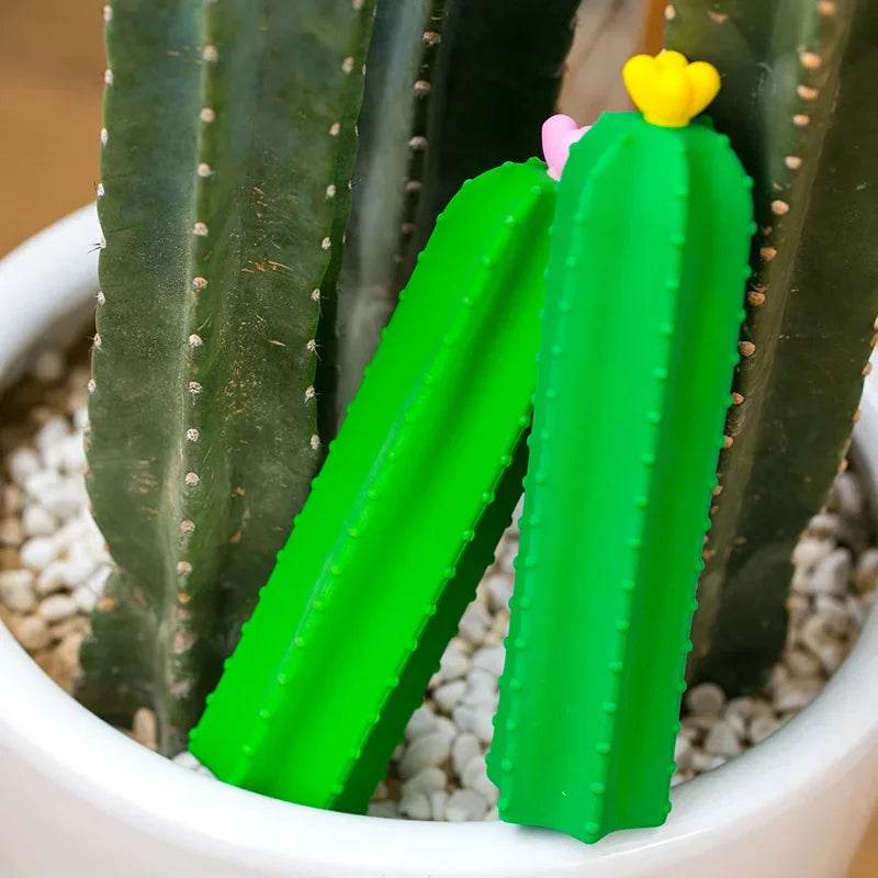 Cute Pencil Case Silicone Cactus For School And Office - ToylandEU