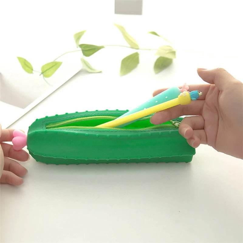 Cute Pencil Case Silicone Cactus For School And Office - ToylandEU