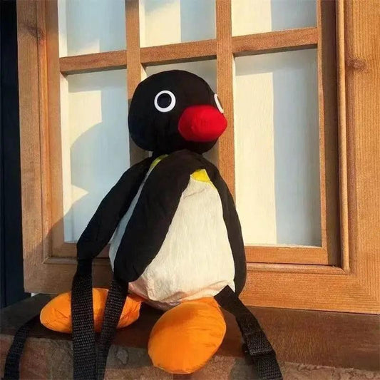  Cute Penguin Plush Backpack for Kids - Soft Stuffed Animal Shoulder  -  ToylandEU™