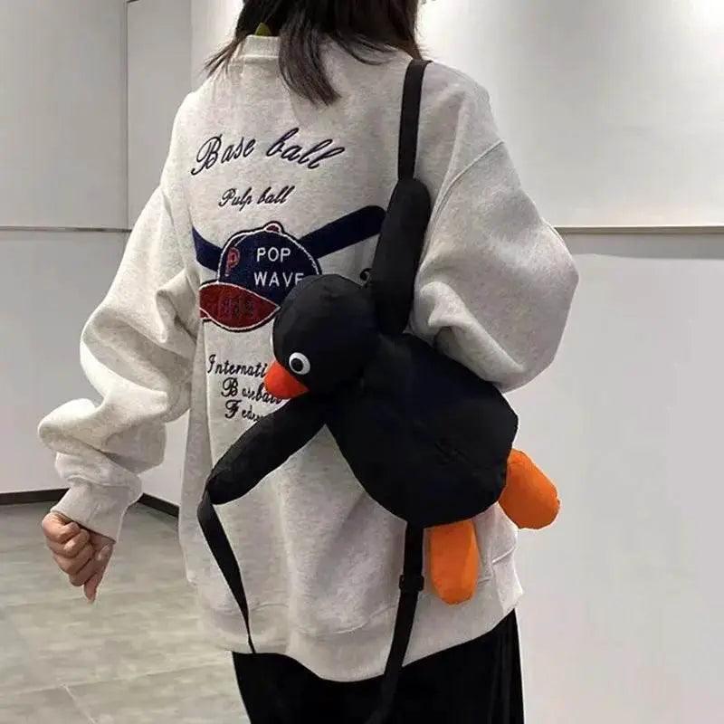  Cute Penguin Plush Backpack for Kids - Soft Stuffed Animal Shoulder  -  ToylandEU™