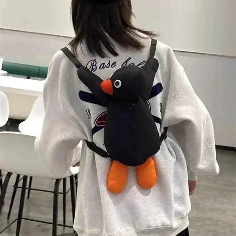  Cute Penguin Plush Backpack for Kids - Soft Stuffed Animal Shoulder  -  ToylandEU™