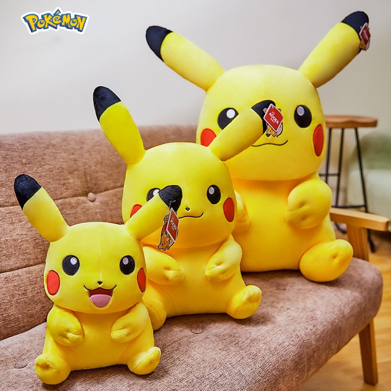 Adorable Pikachu Anime Large Stuffed Plush Doll - Pokemon Kawaii - ToylandEU
