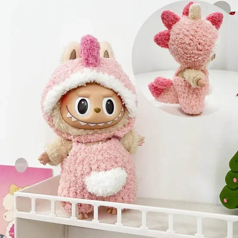 Cute Plush Doll Clothes 17cm Compatible Cosplay For Labubu - ToylandEU