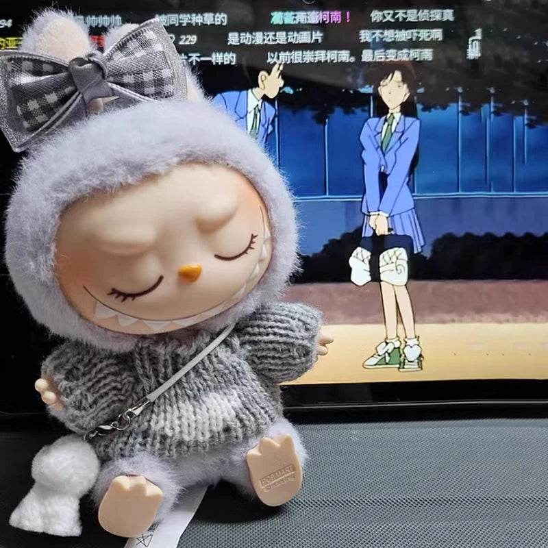 Cute Plush Doll Clothes Set for 17cm Dolls with Macaron Design for Kids and DIY Gift Labubu - ToylandEU