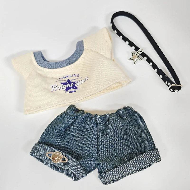 Cute Plush Doll Clothes Set for 17cm Dolls with Macaron Design for Kids and DIY Gift Labubu - ToylandEU