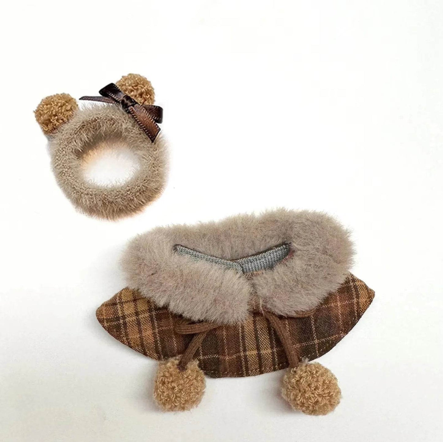 Cute Plush Doll Clothes Set for 17cm Dolls with Macaron Design for Kids and DIY Gift Labubu - ToylandEU