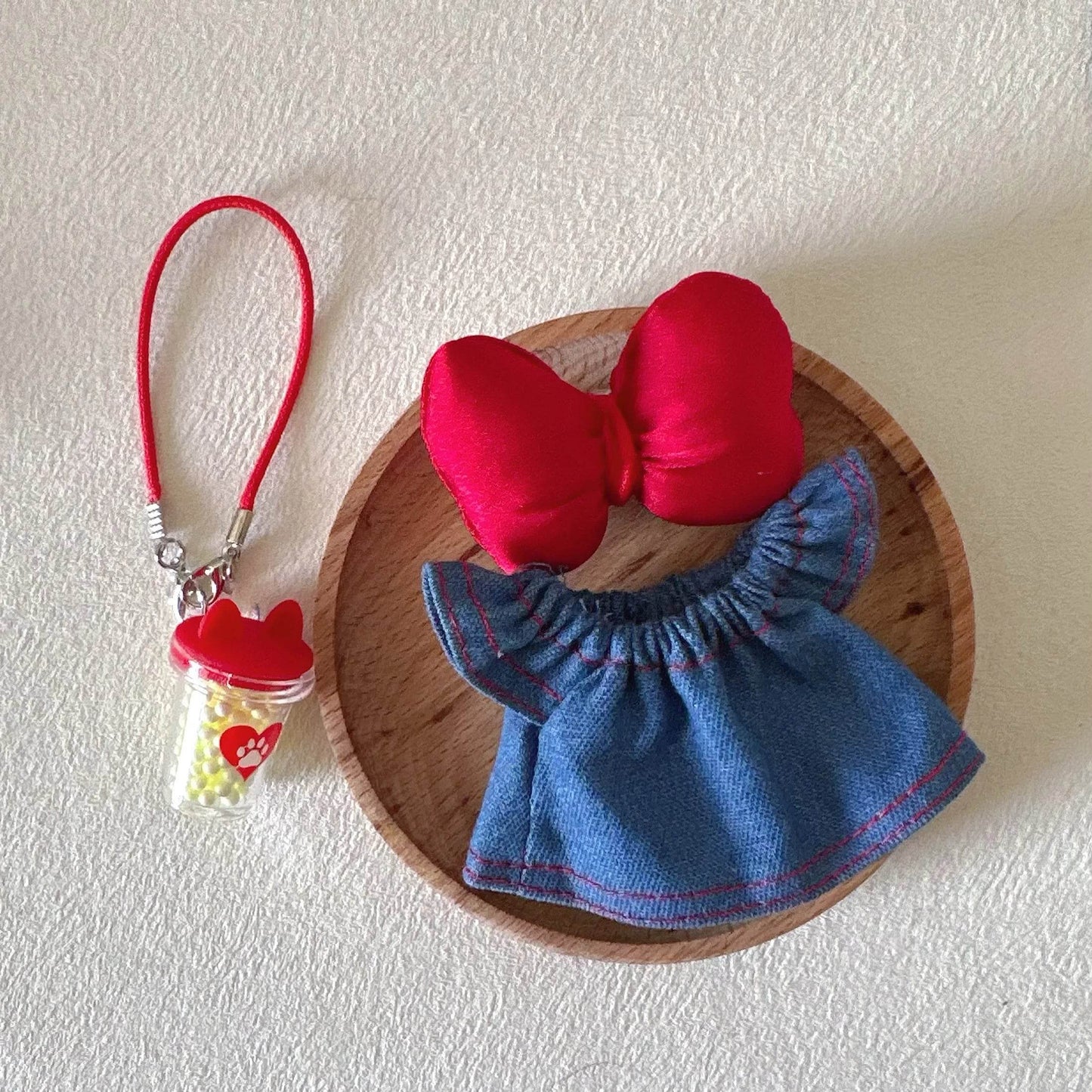 Cute Plush Doll Clothes Set for 17cm Dolls with Macaron Design for Kids and DIY Gift Labubu - ToylandEU