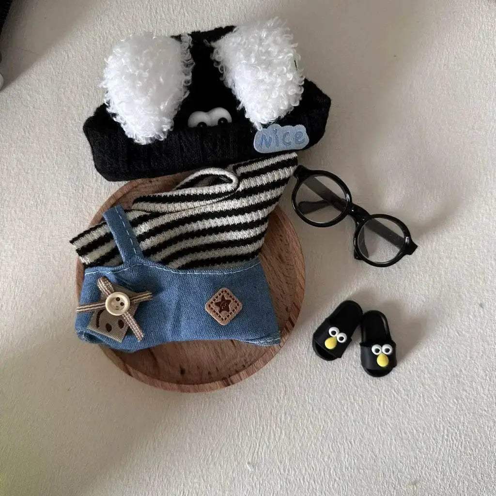 Cute Plush Doll Clothes Set for 17cm Dolls with Macaron Design for Kids and DIY Gift Labubu - ToylandEU