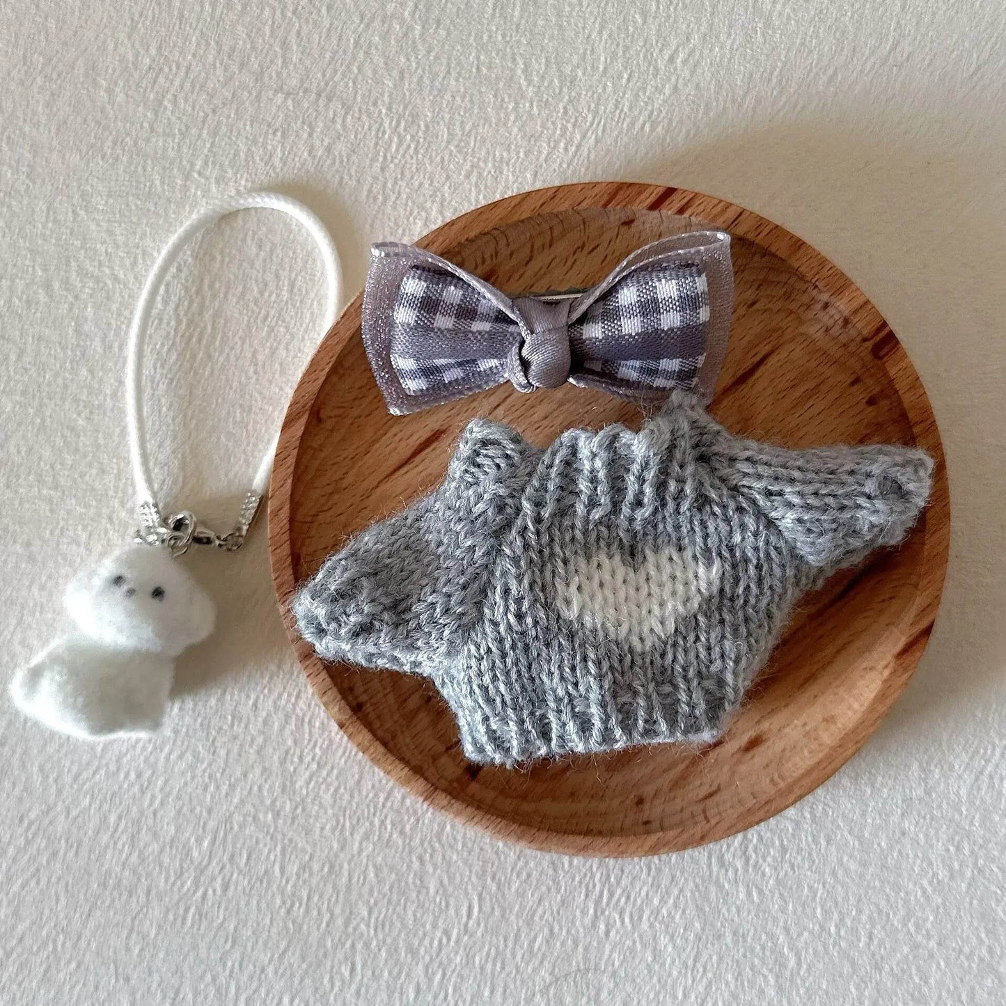 Cute Plush Doll Clothes Set for 17cm Dolls with Macaron Design for Kids and DIY Gift Labubu - ToylandEU