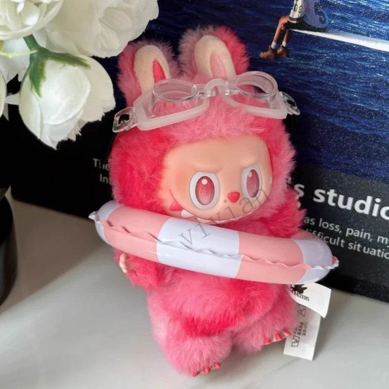 Cute Plush Doll Clothes Set with Polka Dot Swimwear for Kids 0-12 Years Labubu - ToylandEU