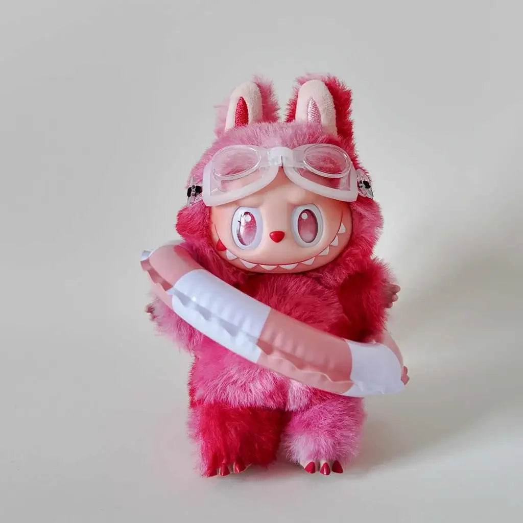 Cute Plush Doll Clothes Set with Polka Dot Swimwear for Kids 0-12 Years Labubu - ToylandEU