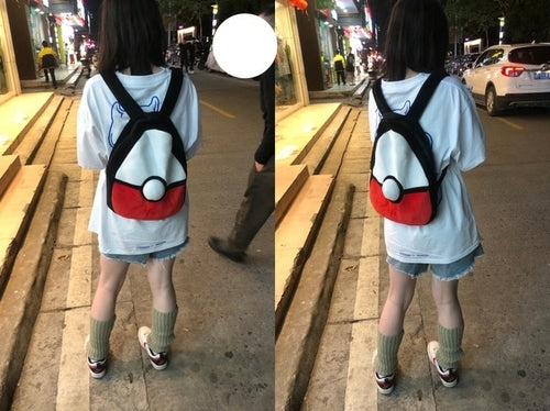 Kawaii Japanese Style Plush Pokemon Backpack - Gengar Eevee Combination ToylandEU.com Toyland EU