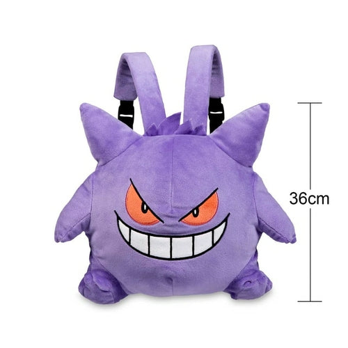 Kawaii Japanese Style Plush Pokemon Backpack - Gengar Eevee Combination ToylandEU.com Toyland EU