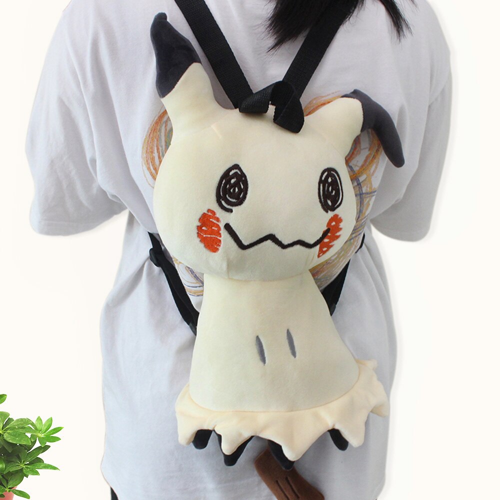 Kawaii Japanese Style Plush Pokemon Backpack - Gengar Eevee Combination - ToylandEU