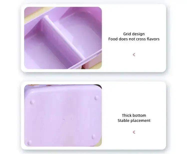 Portable Kids Double Layer Microwave Safe Bento Box For Lunch - ToylandEU