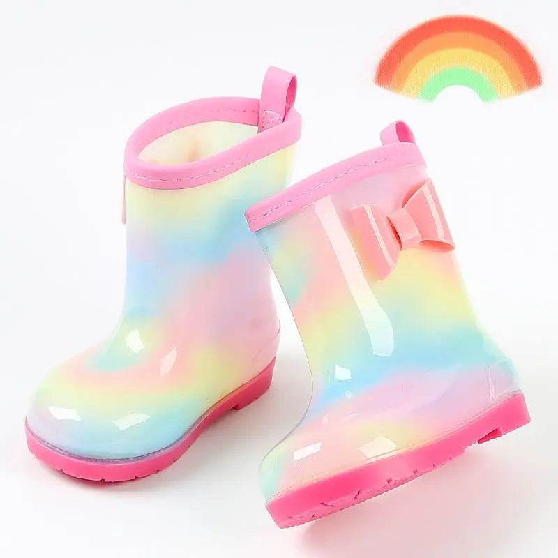 Cute Rain Boots Cartoon Print Waterproof For Girls - ToylandEU