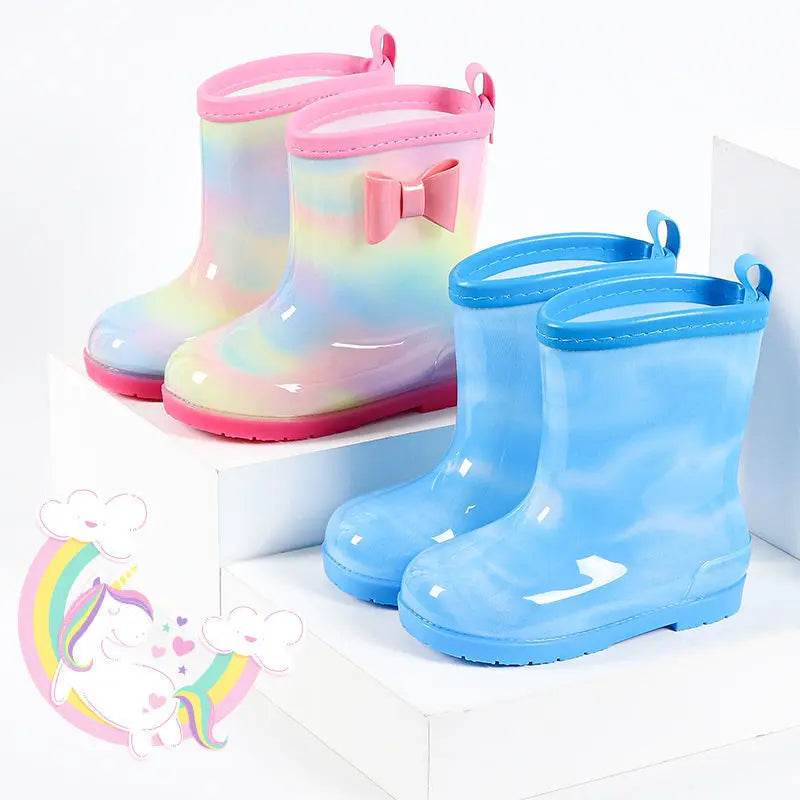 Cute Rain Boots Cartoon Print Waterproof For Girls - ToylandEU