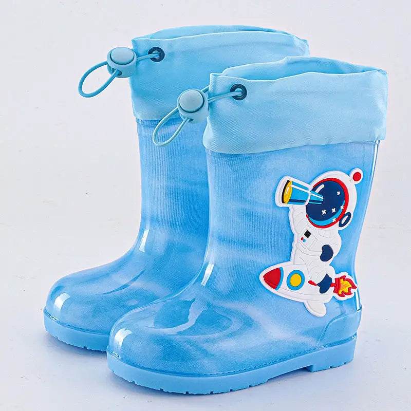 Cute Rain Boots Cartoon Print Waterproof For Girls - ToylandEU