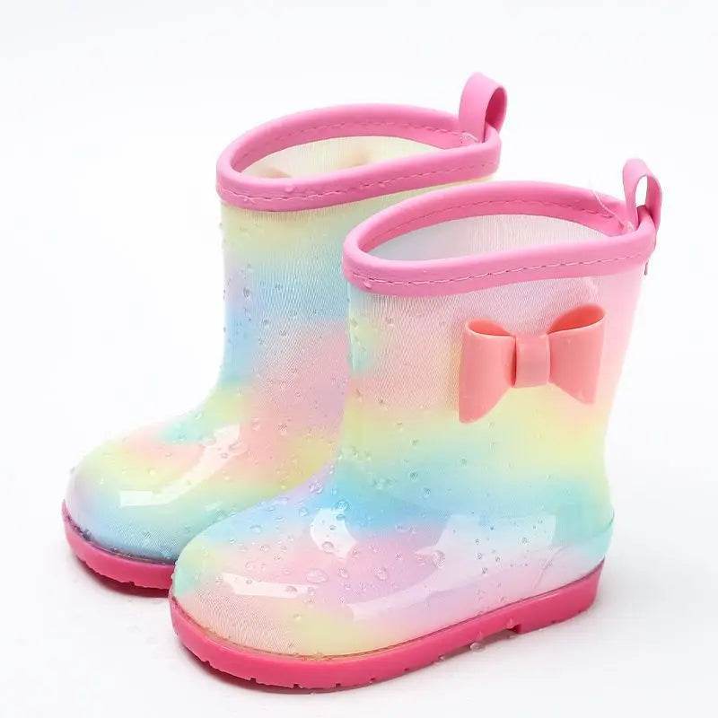 Cute Rain Boots Cartoon Print Waterproof For Girls - ToylandEU