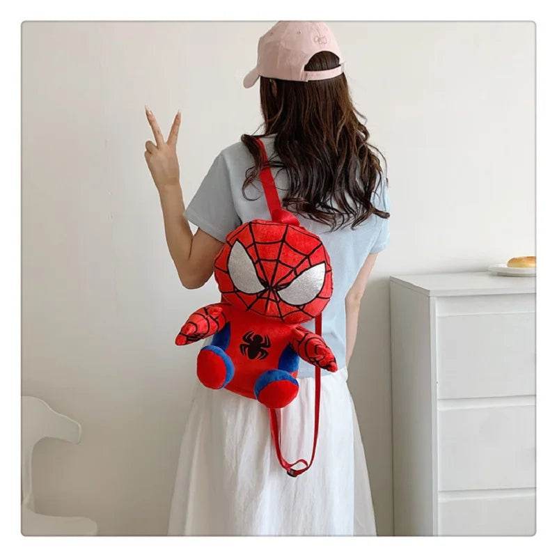 Cute Spider-Man Plush Backpack for Kids – Perfect for School! - ToylandEU