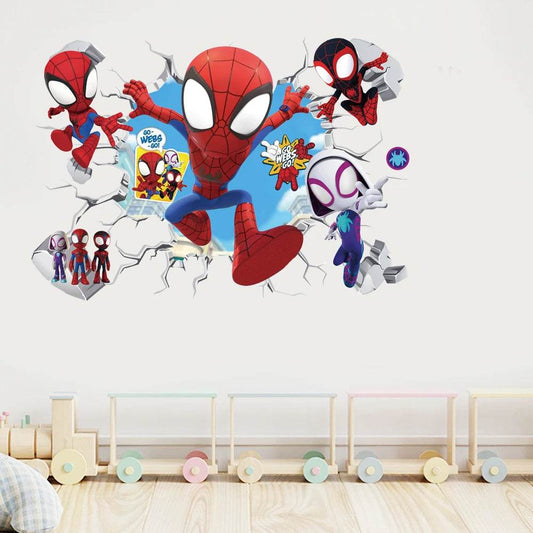 Cute Wall Stickers Spiderman Mini For Kids Room Decor - ToylandEU
