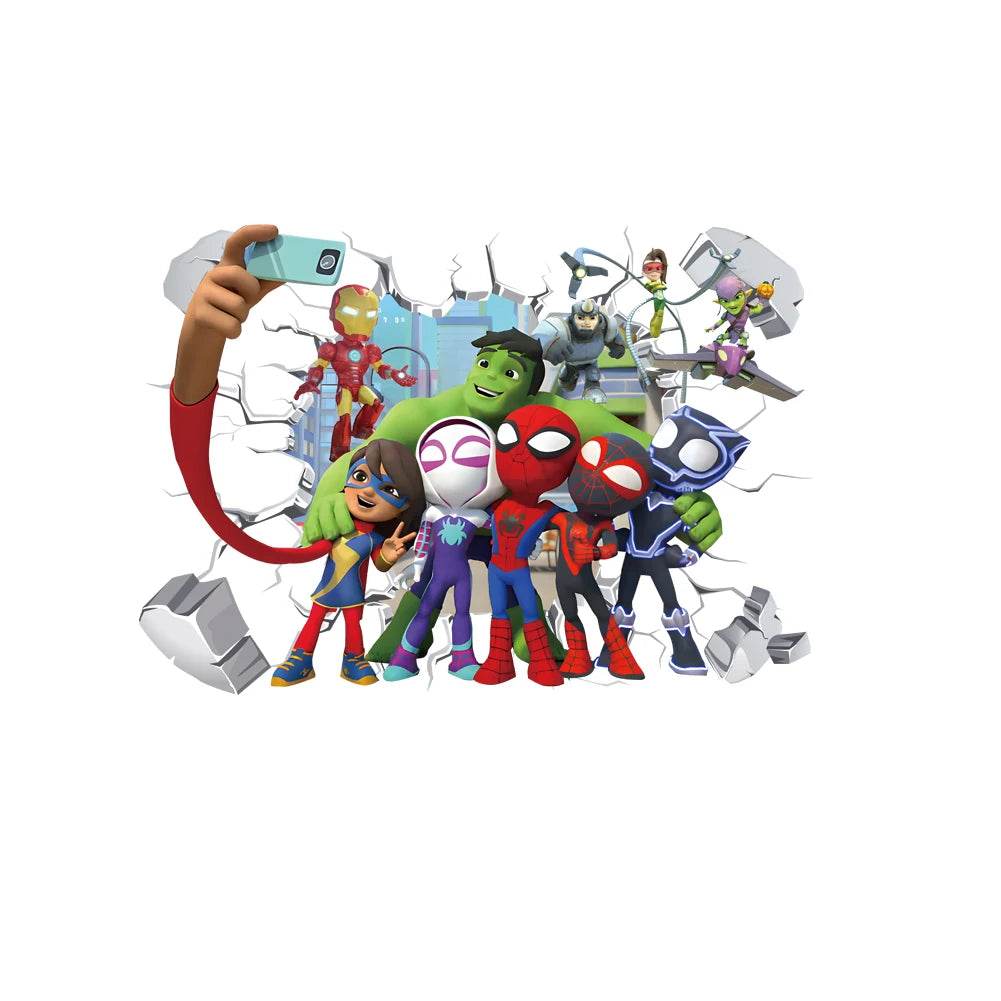 Cute Wall Stickers Spiderman Mini For Kids Room Decor - ToylandEU